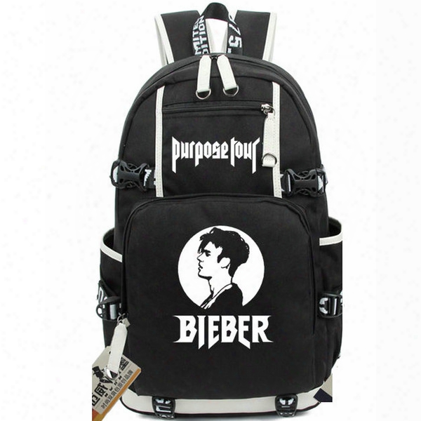 Believe Faith Backpack Justin Bieber Daypack Jbiebs Oxford Schoolbag Star Rucksack Spotr School Bag Outdoor Day Pack