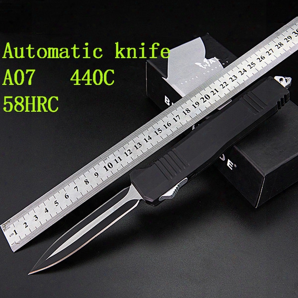 Bench Cutting Tools A07 Big Aluminum Outdoor Multifunctional Automatic Spring Model 440 C Knife High Hardness, Sharp Knife