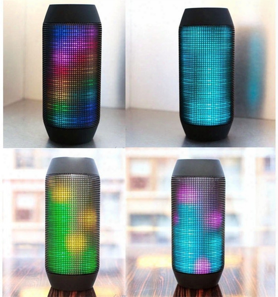 Bluetooth Speaker New Pulse Protable Wireless Speaker Support 360 Led Colorful Lights Usbk And Tf Card Outdoor Speaker With Retail Pacmage