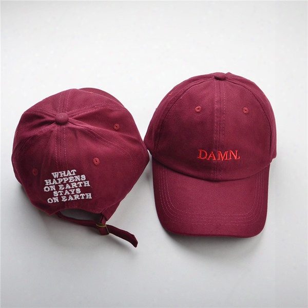 Condemn Baseball Cap Duck Tongue Hat Red Color Outdoor Leisure Visor Hat Dad Hats Trucker Bone Kendrick Lamar Snapback