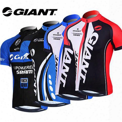 Giant Man Cycling Jersey Bike Short Sleeve Sportswear Cycling Clothing Four Types