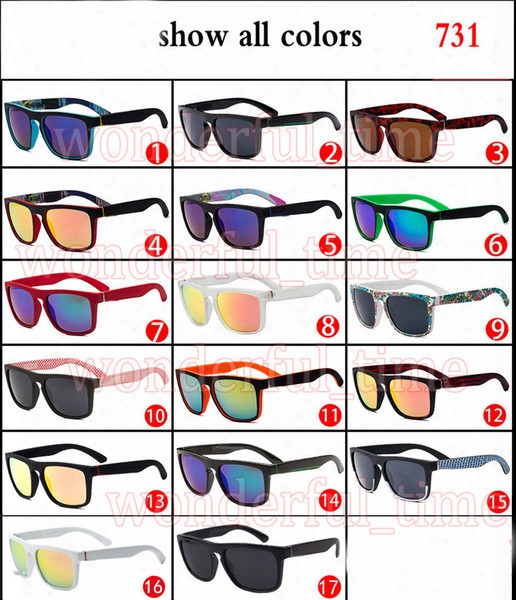 Hot Colorful New Fashion Men Simple Sunglasses Women Riding Outdoors Beach Sun Glasses Driving Glasses 17 Colors A+++ Free Shipping