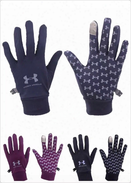 Hot Unisex U A Cellphone Touch Screen Gloves Multi Purpose Under Outdoor Sport Armor Warm Full Finger Guantes Gloves Black Blue Purple