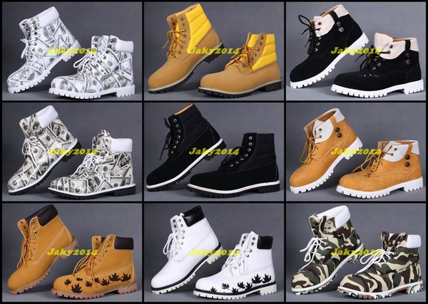 Leaf Of Maple Mens Ankle Boots Dollars Waterproof Work Hiking Shoes For Outdoor Winter Snow Multi Colors Hot Sale Camo Warm Casual Sneakers