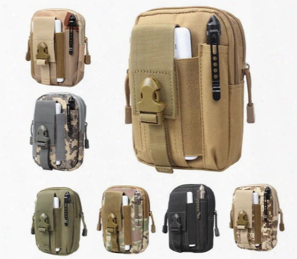 Military Molle  Tactical Waist Bag Wallet Pouch Phone Case Outdoor Camping Hiking Bag