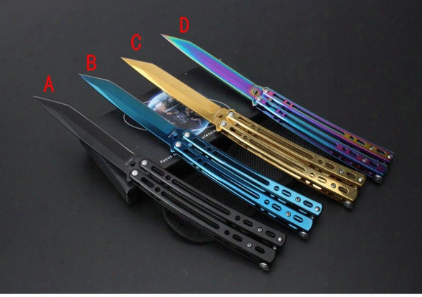 New Butterfly Jl07 Survival Knife Hunting Knife Gift Knives Outdoor Camping Knives 440c 55hrc 8cr13mov Butterfly Knife