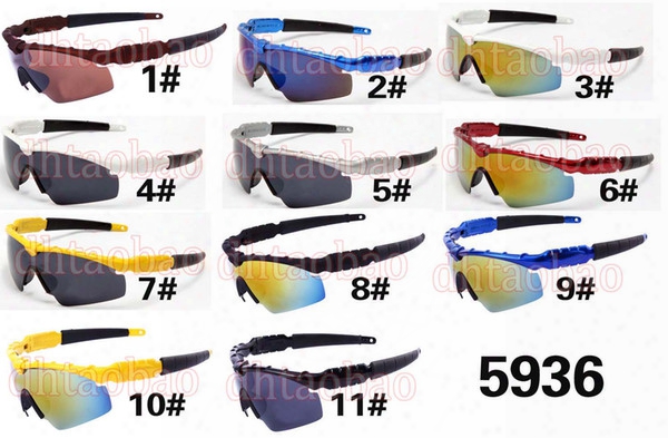New Men Fashion Sports Spectacles Beach Sunglassesw Omen Glasses Sports Outdoor Riding Sun Glasses Half Frame 11 Colors Free Shipping