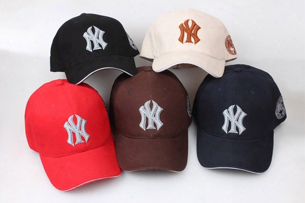 Now 2017 Baseball Cap Ny Embroidery Letter Sun Hats Adjustable Snapback Hip Hop Dance Hat Summer Outdor Men Women Visor Free Shipping