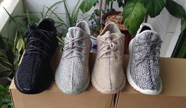 Original Kanye West Y Boost 350 Moonrock Kanye Shoes Pirate Black Y 350 Boost Turtle Doves Grey Tan 350 Boost With Box