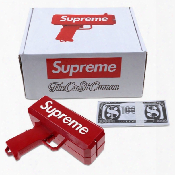 Super Money Launch Gun Cash Cannon Gun In Box Toy Gift Make It Rain Party Game Free Shipping