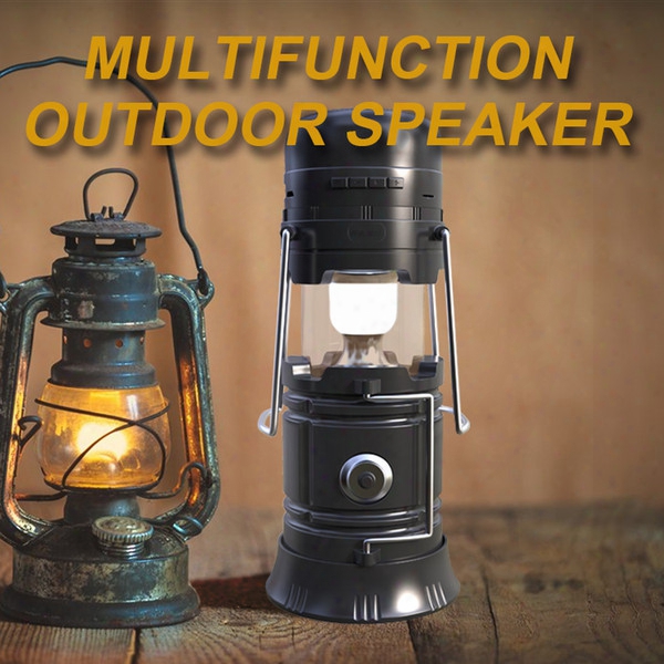 Waterproof Bluetooth Speaker Power Bank Fm Radico Top 10 Bluetooth Speakers Multifunction Outdoor Speaker Have Torch Camping Light Function