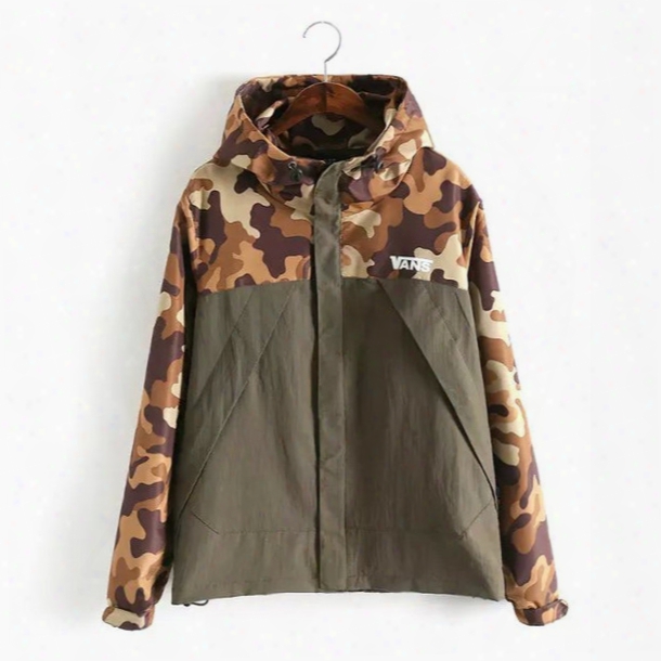 Wholesale-2yp24 2016 Brad Letter Print Sport Camouflage Outdoor Jackets Men Women Lovers Windbreaker Windproof Clothes Coats