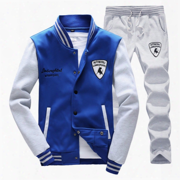 Wholesale-autumn Winter Tracksuit Tenis Baseball Polo Suit Xs - 4xl Men Sweatshirt Pants Set Outdoor Sport Hoodies Joggers Jogging 8594