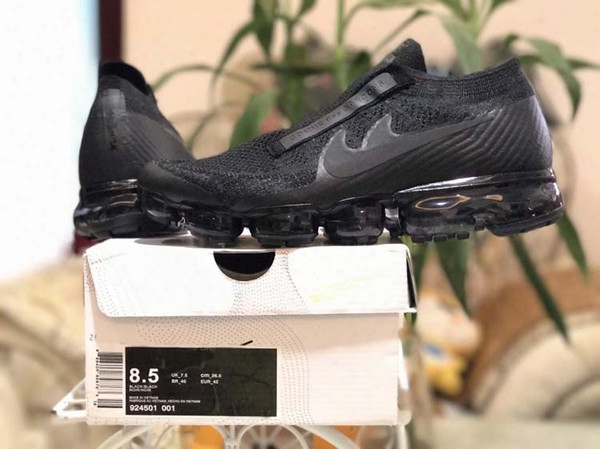 Wholesale With Best Quality Og Vapormax Fk Cdg White Black Hot Sale Women Men Running Shoes Sports Sneakers Discount Outdoor Trainers 2018