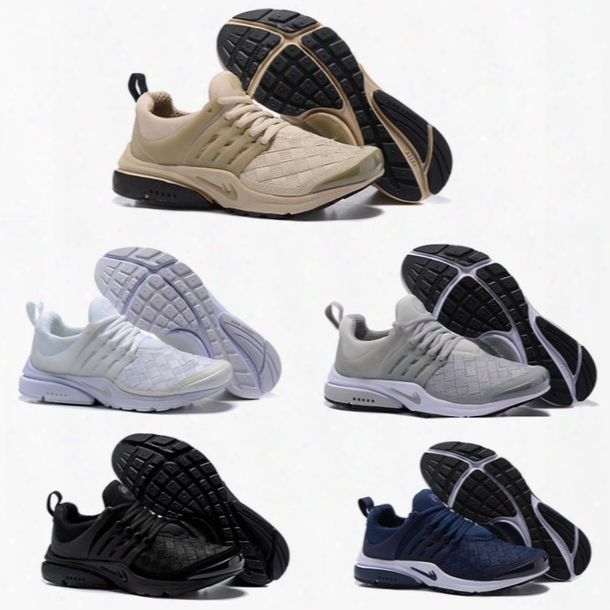 2016 Presto Ultra Se Woven Sand All Black Midnight Navy Wolf Grey Running Shoes Airs Cushion Outdoor Casual Walking Sneakers Size Us7-11