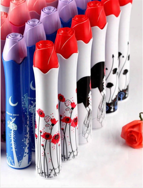 2017 Perfume Rose Flower Vase Umbrella Outdoor Travel Portable Rain Sun Umbrella Wine Bottle Ubrellas Folding Umbrellla 8 Styles