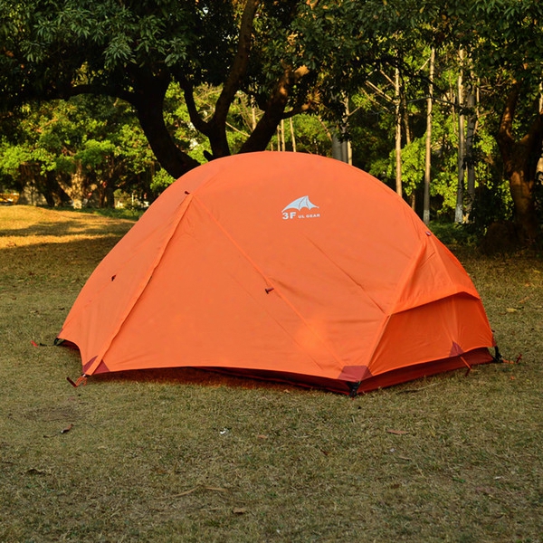 3f Ul Gear Outdoor Ultralight Camping Tent 210t Pu Coating 3000mm Waterproof Tents 3 Season 2 Persons Ummer Tent For Msr Hubba