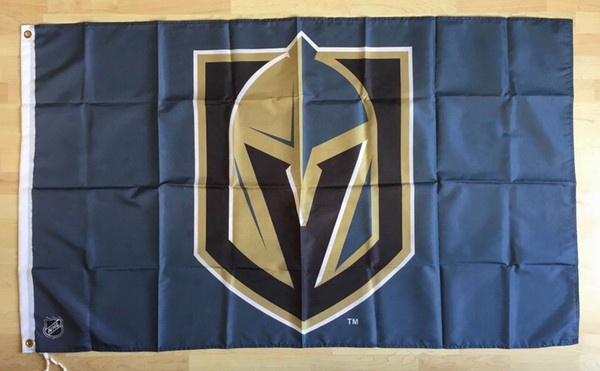 American Vegas Golden Knights Logo National Large Outdoor Banner Flag Custom Usa Hockey Baseball College Basketball Flags