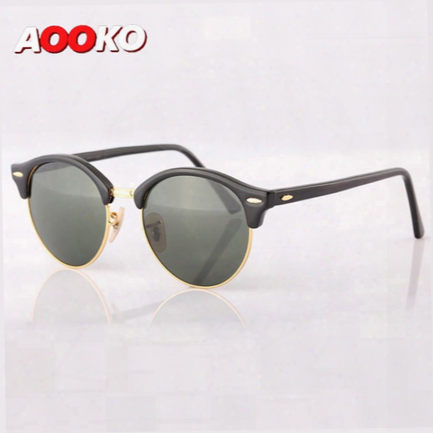 Aooko Newest Uv Protection Sunglasses Round Men Sun Glasses Womrn Outdoor Retro Sunglass