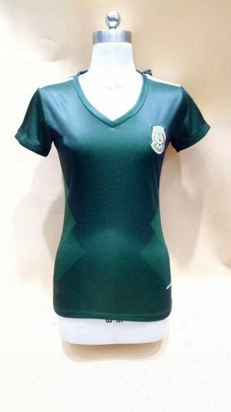 Benwon - 2017 2018 Mexico Home Green Soccer Jerseys Womens Best Quality Football T Shirts Girls Outdoor Appare Ladys Short Sleeve Sportwears