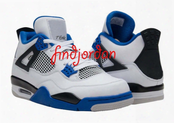Cheap Men New Basketball Shoes Air Retro 4 Motorsports 4s Mens Sports Sneakers Free Shipping Noline Real Running Discount Price With Box