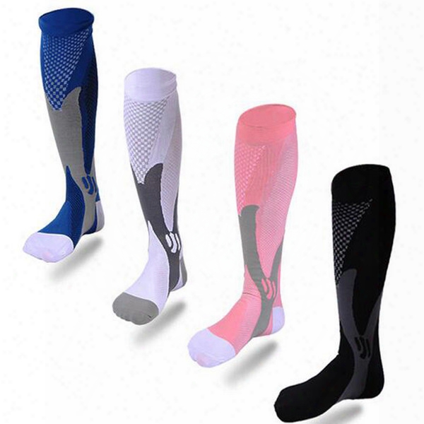 Compression Socks Soccer Sports Socks Outdoor Men Women Socks Elasticity Breathable Sock 5 Colors Free Shipping