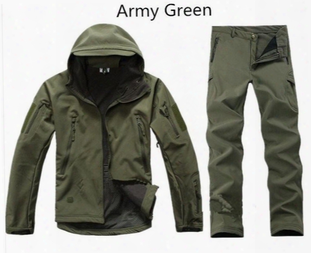 Fall-td V 4.0 Soft Shell Outdoor Military Tactical Jacket Pythons Grain Lurker Shark Skin Waterproof Windproof Sports Army Clothing