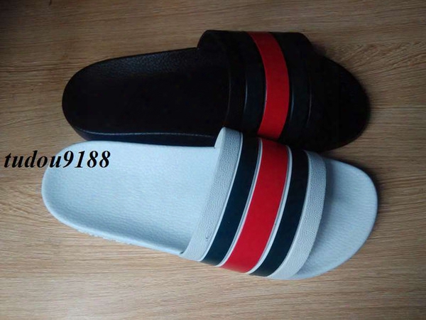 Free Shipping 2017 Bestselling Mens Fashion Striped Slide Sandals Slippers Boys Male Sumer Outdoor Beach Causal Flip Flops