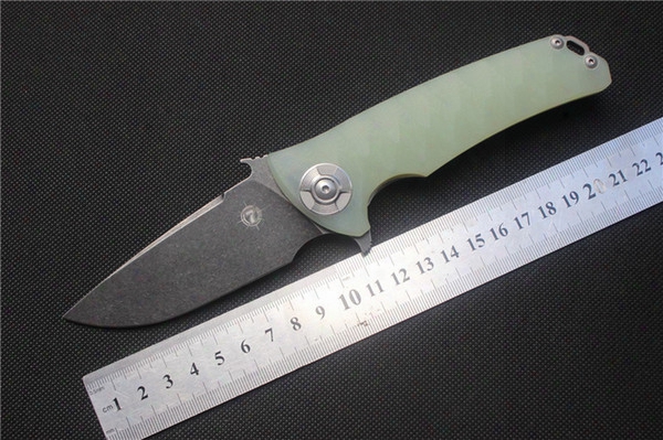 Free Shipping, &quot;7&quot; New Folding Knife,flipper, Stonewash Blade Material Vg10, Handle Material, G10, Outdoor Edc Hand Tools.