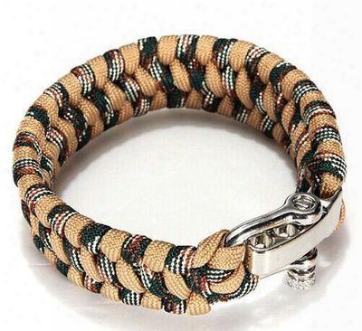 Hot Sale Wholesaleoutdoor Survial Bracelets For Men Fashion Titanium Magnetic Bracelet Survial Bracelet Tools Survival Gear