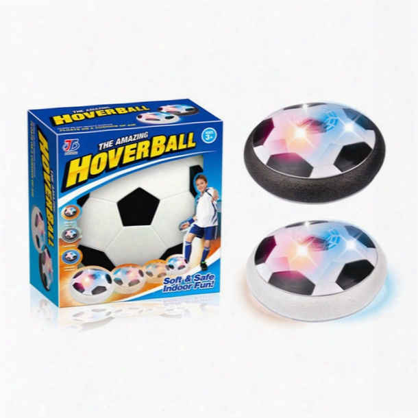 Kids Air Power Soccer Football Sport Children Toys Training Football Indoor Outdoor Hover Ball Foam Bumpers Led Light