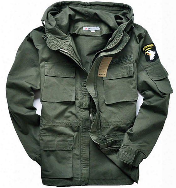 M65 Military Style Jackets For Men Pilot Coat Usa Army 101 Air Force Bomber Outdoor Jacket