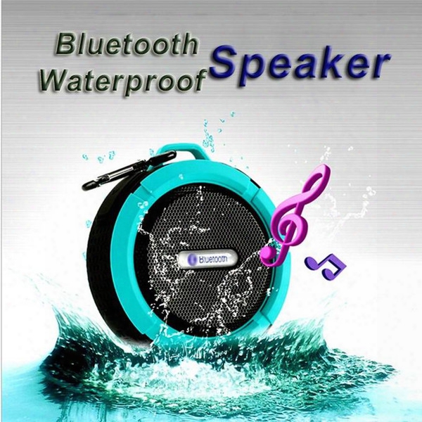 Mini C6 Ipx7 Outdoor Sports Shower Waterproof Wireless Bluetooth Speaker Suction Cup Handsfree Mic Voice Box For Iphone6 Plus Htc Samsung S6