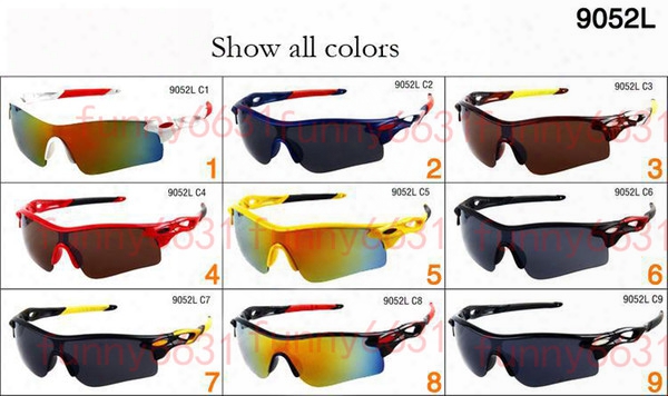Moq=10pcs Summer Hot Sale Men Outdoor Sport Sun Glasses Driving Sunglasses Bicycle Glass Woman Fashion Glasses 9colors A++ Free Shipping