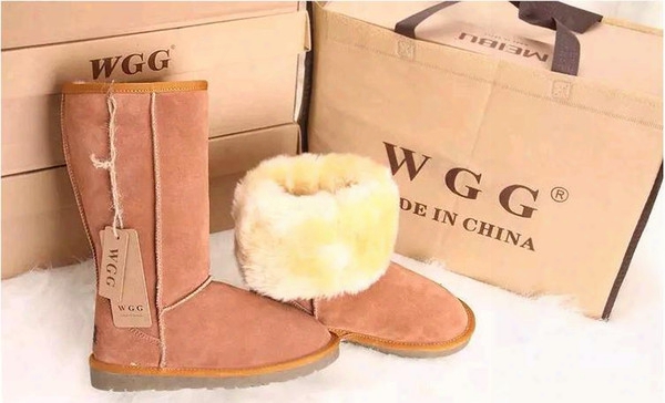 New Brand Wgg Snow Boots Classic High Knee Boots Winter Outdoor Warm Shoes Women Tall Boots Size 35-41