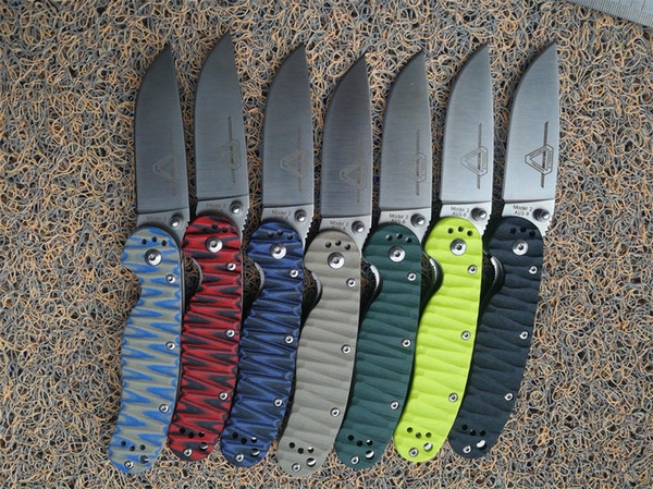 Ontario Rat 2 Mini Folding Knife Aus-8 Blade A Variety Of Colors G10 Handle Camping Hunting Survival Knives Military Pocket Outdoor Tool Oem