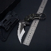 2017 The One Claw Karambit D2 Fixed Blade Knife G10 Handle Outdoor Tactical Camping Hunting Survival Pocket Knife Collection Gift EDC Tool