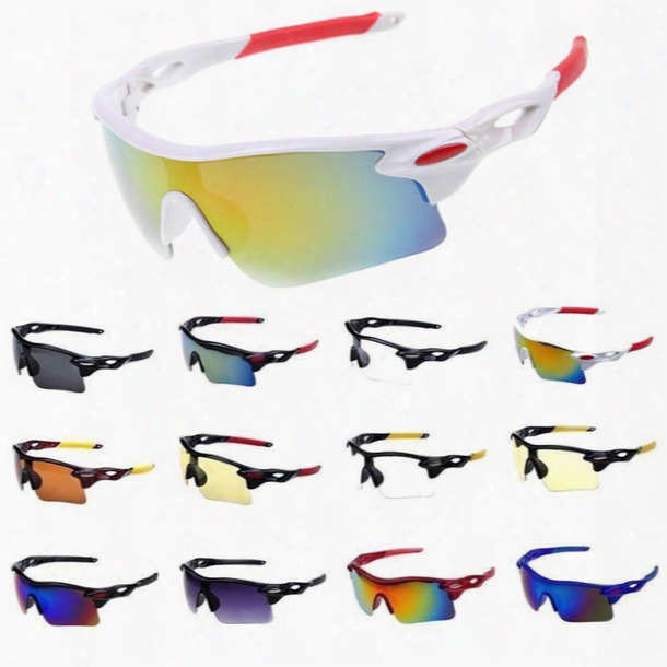 Sports Sunglasses For Men & Women Windproof Uv400 Cycling Running Driving Fishing Golf Baseball Softball Hiking Glasses Eyewear