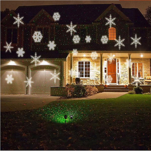 Wholesale-ip65 Lightme 110 - 240v Led Waterproof Snowflake Light Landscape Projector Laster Lamp For Christmas Outdoor Laser Projector