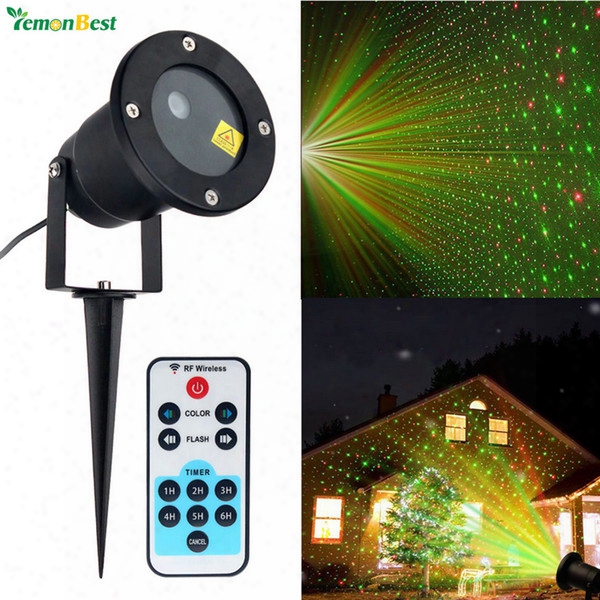 Wholesale- Outdoor Wagerproof Laser Projector Lawn Light Stage Effects Stars Spotlight Light For Home Christmas Garden Party