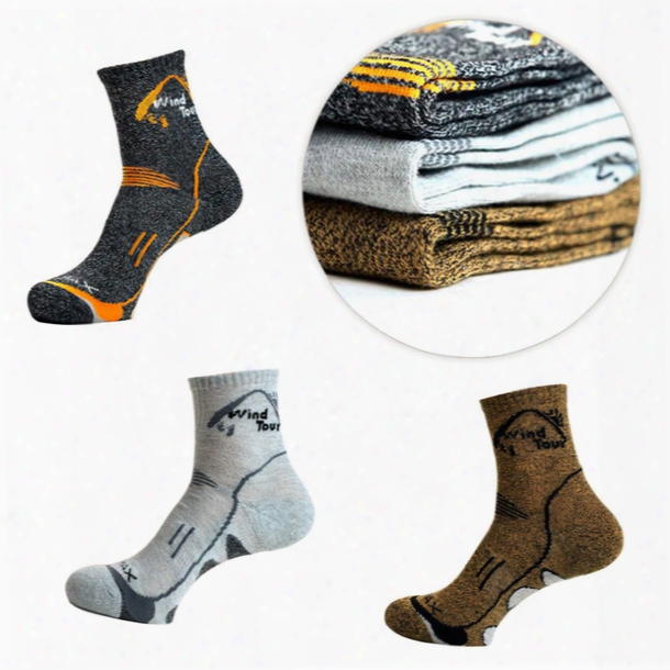 Wind Tour Wt90301 Unisex Thermal Running Winter Warm Sport Socks Mens & Womens Outdoors Comfoortable Soccer Sock Coolmax