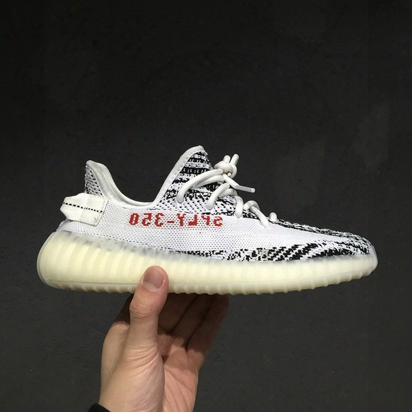 Zebra Boost 350 Boost V2 Beluga 2.0 Releases Wholesale 2018 Cheap Running Shoes Sneakers Sply Boost 350 V2 Kanye West Discount With Box