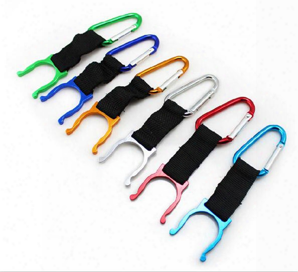 200 Pcs Camping Carabiner Water Bottle Buckle Hook Holder Clip For Camping Hiking Survival Traveling Tools