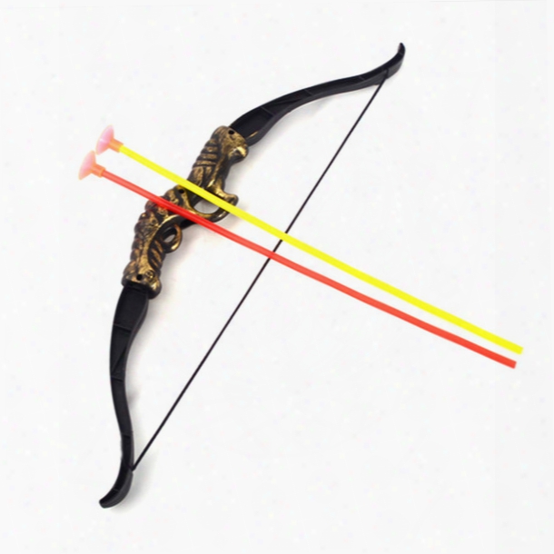 2016 New Outdoor Shooting Sports Toy Bow And Arrow Toy Set Plastic Toys For Children Kids Outdoor Toys