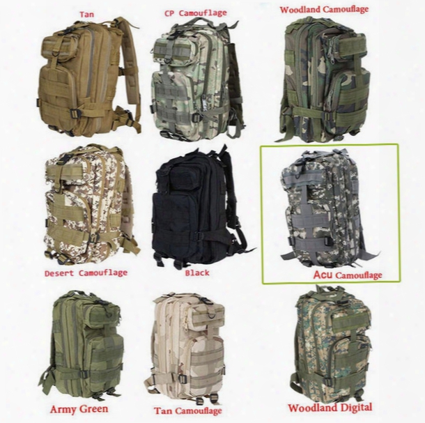 30l 3p Backpack Waterproof Outdoor Trekking Tactical Camping Military Sports Rucksacks Backpacks Classic Bag Multi Color