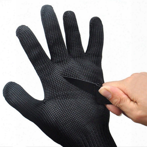 5a Cut Resistant Multifunctional Outdoor Fishing Gloves Anti-cut Safety Protective Thread Weave Anti Abrasion Stainless Steel Wire Gloves