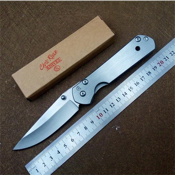 Chris Reeve Steel Handle Folding Knife Sebenza Edc Pocket Knife 8cr13mov Blade Util Ity Outdoor Camping Fruit Knives Hand Tool