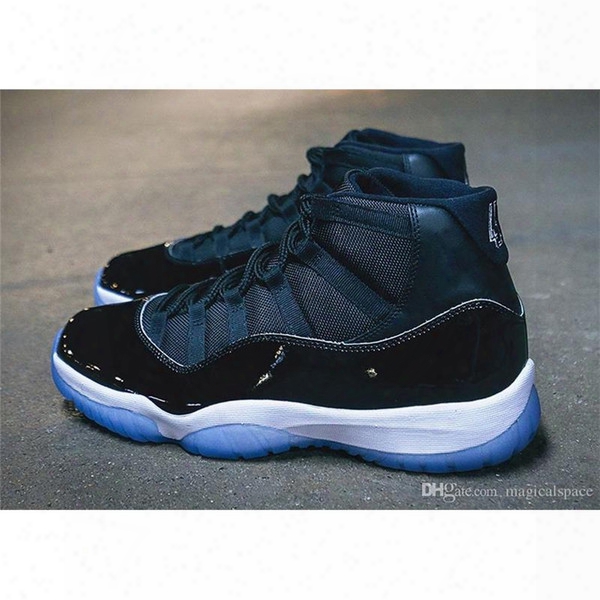 Double Box Air Retro 11 Space Jam Xi Retro Black Concord 2016 Og 11s Top Quality With Original Box Running Sneakers 378307-003