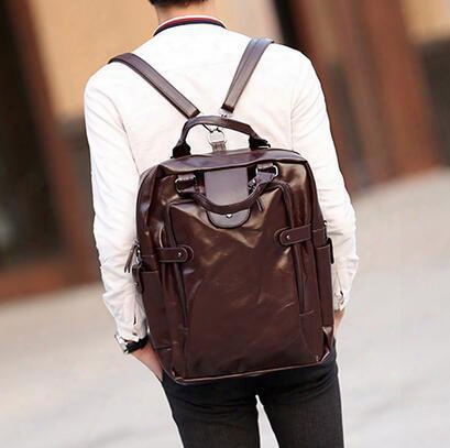 Factory Sales Brand Bag Retro Multifunctional Backpack Mens Personality Leather Laptop Computer Bag Chaonan For Outdoor Backpack