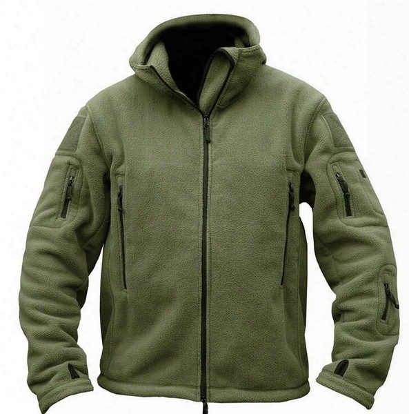 Fall-military Man Fleece Tad Tactical Softshell Jacket Outdoor Polartec Thermal Sport Polar Hooded Coat Outerwear Army Clothes